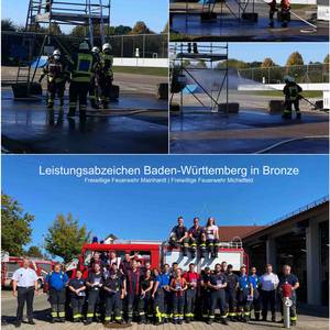 Feuerwehr Leistungsabzeichen Baden-Württemberg in Bronze