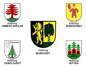 Wappen der einzelnen Abteilungen