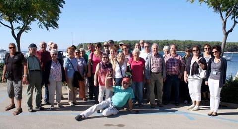 5-tägiger "Inselhüpfer-Ausflug" der Altersabteilung nach Kroatien (Gruppenbild)